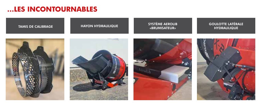 Les options incontournables broyeur