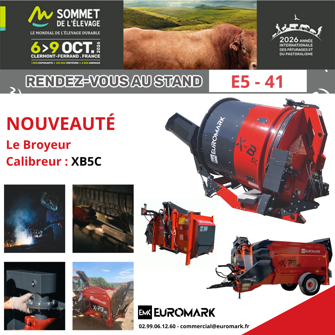 EUROMARK présent au SOMMET DE L'ELEVAGE 2026